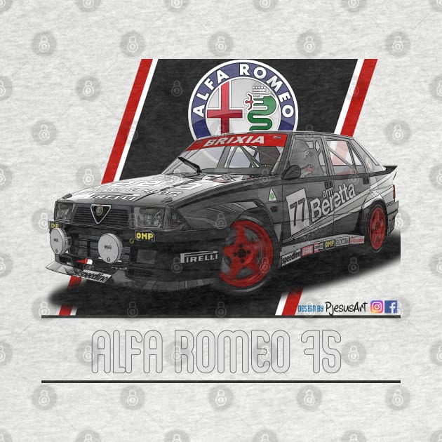 Alfa Romeo 75 Beretta by PjesusArt